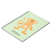Carnet Singe de dessin animé mignon (Côté gauche)