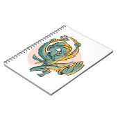 Carnet Singe drôle de combattant de banane (Côté gauche)