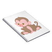 Carnet Singe du bébé souriant (Côté Droit)