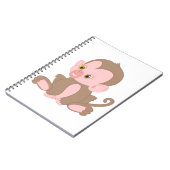 Carnet Singe du bébé souriant (Côté gauche)