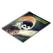 Carnet Singe écureuil dans l'arbre (Côté gauche)