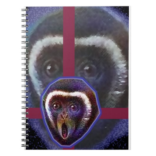 Carnet Singe effrayé (Devant)