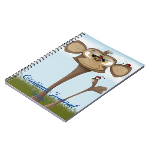 Carnet Singe idiot et coccinelles (Côté gauche)