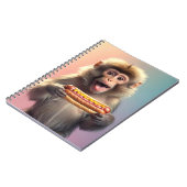 Carnet Singe mignon Avec Hotdog (Côté gauche)