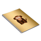 Carnet Singe mignon personnalisé (Côté Droit)