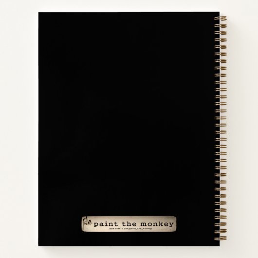 Carnet Singe souriant (Dos)