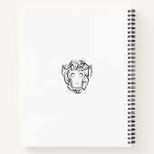 Carnet Singe tribal noir et blanc (Dos)