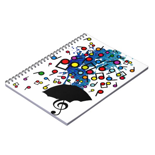 Carnet Singin' dans la pluie (Côté gauche)