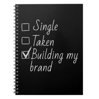 Carnet Single Taken Checklist Style Motivational Quote N