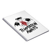 Carnet Sinister Gothic Demon Design - Tentation Attend (Côté Droit)