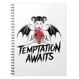 Carnet Sinister Gothic Demon Design - Tentation Attend
