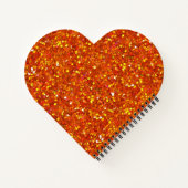 Carnet Sinopia Orange Parties scintillant (Dos)