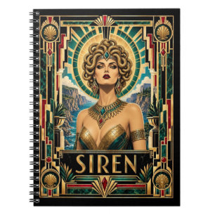 Carnet Sirène, Art Déco Mythique