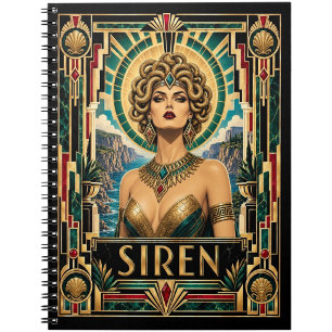 Carnet Sirène, Art Déco Mythique