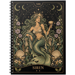 Carnet Sirène, Art du Tarot Starlit