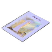 Carnet Sirène aux cheveux néon (Côté gauche)