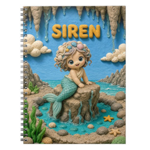 Carnet Sirène Bébé Mignonne, Mythique