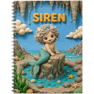 Carnet Sirène Bébé Mignonne, Mythique