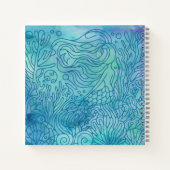 Carnet Sirène - Bleu (Dos)