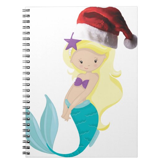 Carnet Sirène de Noël (Devant)