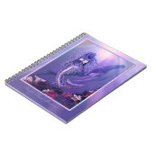 Carnet Sirène d'océan violet (Côté gauche)