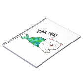 Carnet Sirène Féline Chat Drôle Pun (Côté gauche)