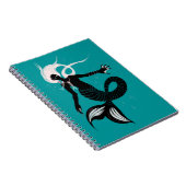 Carnet Sirène gothique Imaginaire foncé Créature (Côté Droit)