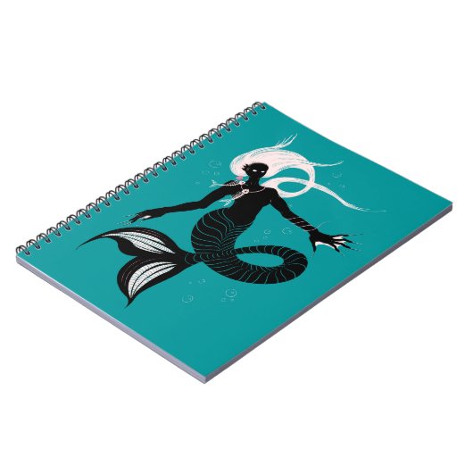 Carnet Sirène gothique Imaginaire foncé Créature (Côté gauche)