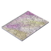 Carnet Sirène jaune pourpre (Côté gauche)