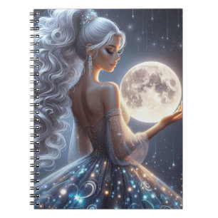 Carnet Sirène lune