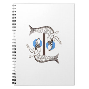 Carnet Sirène mâle Empereur Triton