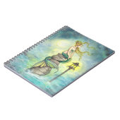 Carnet Sirène mystique avec Imaginaire lanterne et lune (Côté gauche)