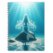 Carnet Sirène sous-marine éclairée (Devant)