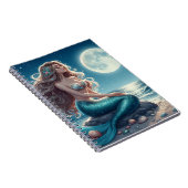 Carnet Sirène sur la plage la nuit (Côté Droit)