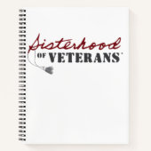 Carnet Sisters of Veterans Military Pride Design (Devant)