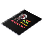 Carnet Sistersaurus Équipe de dinosaures sœurs appariées  (Côté gauche)