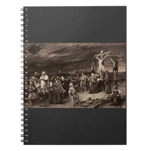 Carnet site du Golgotha et Jésus par Munkacsy (Devant)