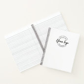 Carnet Site Web de logo personnalisé simple Cadeaux de co (Intérieur)