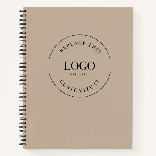 Carnet Site Web du logo de l'entreprise personnalisée Bei (Devant)