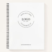 Carnet Site Web Professionnel de gros logo personnalisé (Devant)