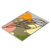 Carnet Sites abstraits intéressants avec feuilles (Côté gauche)