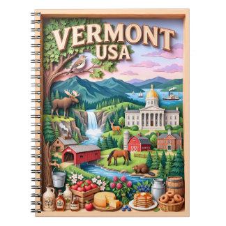Carnet Sites touristiques de voyage au Vermont Montagnes