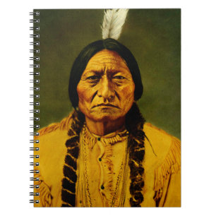 Carnet Sitting Bull Chef des Premières nations amérindien
