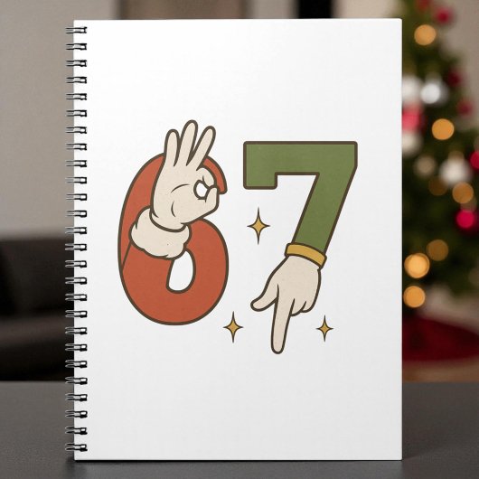 Carnet Six Seven 67 6 7 Santa Elfe Noël Memes