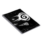 Carnet SJ spirale négative impression d'oeuvre (Côté Droit)