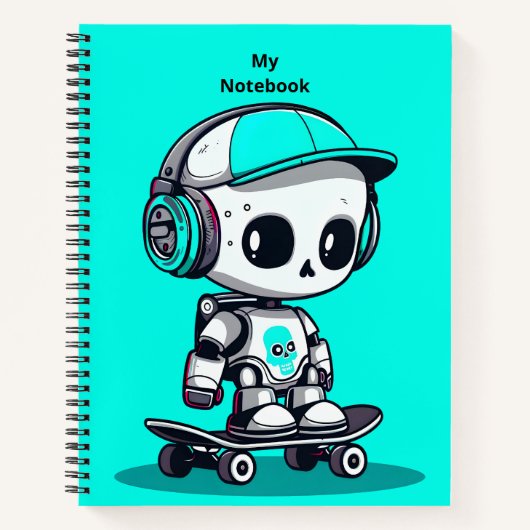 Carnet Skate SkullBot (Devant)