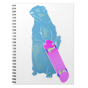 Carnet Skateboard Marmot Woodchuck