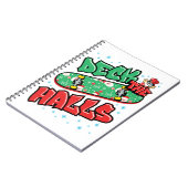Carnet Skateboard Noël Skateboard Deck the Halls (Côté gauche)