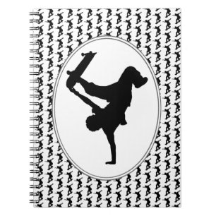Carnet Skateboard Skateboard Skateboard Silhouette