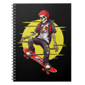 Carnet Skateboard Skeleton (Devant)